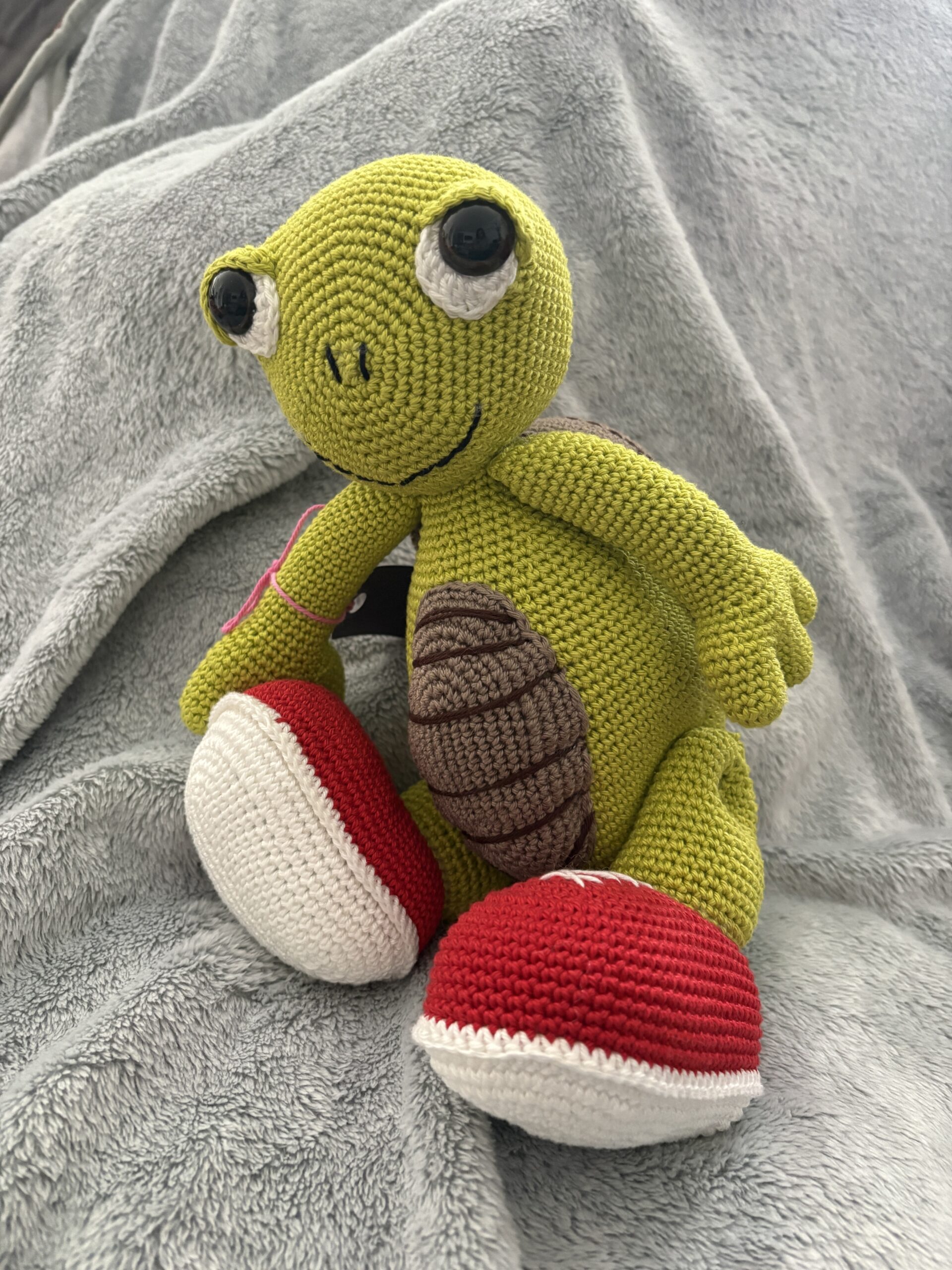 Amigurumi Schildkröte Rudy | Handgemachtes Kuscheltier | Häkel-Schildkröte Unikat